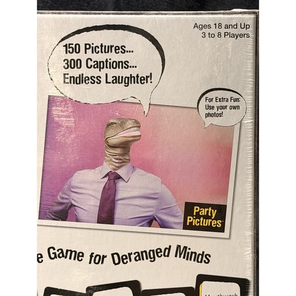 New ~ Party Pictures Game Ages 18+ 3-8 Players Game Night Fun (2876) - Picture 7 of 10